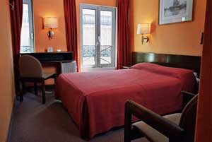 Large single with city view, and private facilities (bath and shower)